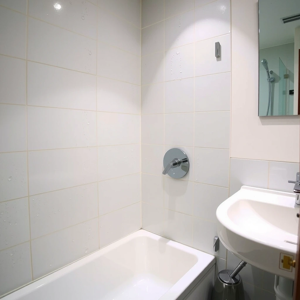 Sparkling clean tiles